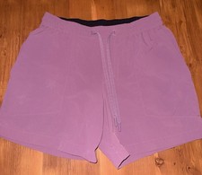 Men’s Lululemon Bowline Short 5” *Stretch Ripstop Vintage Plum Size Large picture
