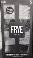 FRYE Modal Bamboo Blend Trunks - 4 Pack - S Small - Black and Gray Tones NEW NWT picture