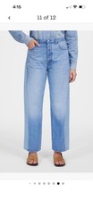 Madewell barrel leg pieced oversized jeans size 28 $158 NWT picture