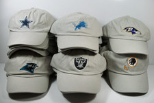 VINTAGE 2003 2004 Mountain Dew NFL Hat Set 32 Teams NOS Deadstock Khaki Snapback picture