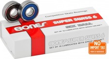 Bones Super Swiss 6 Roller Skate bearings 8mm (16 pack) picture