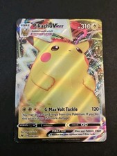 Pokémon TCG Vivid Voltage Pikachu VMAX 44/185 Ultra Rare HP picture
