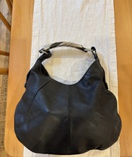 Vintage 2003 Saint Laurent Mombasa Black Calfskin Bag With 