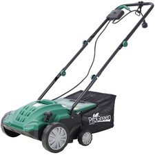 2-in-1 Garden Scarifier 13 in 12 Amp Electric Lawn Dethatcher w/Collection Bag picture
