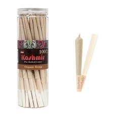 Organic HMP Pre Rolled Cones 1 1/4 Size Smooth Rolling Papers Cones 100 Ct picture