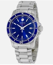 MOVADO Series 800 2600137 Blue Dial Men's Watch 40mm New In Box picture