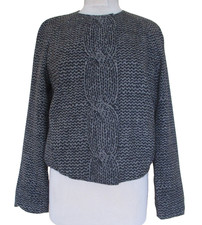 Akris Punto Womens Jacket Size 4 US 36 F 34 D Gray Black Wool picture