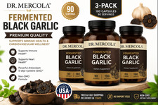 Dr. Mercola Fermented Black Garlic – 180 Capsules (90 Servings) picture