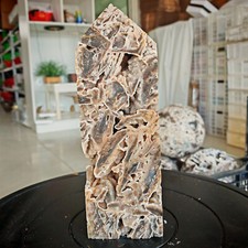 5.39LB Polishing and repairing of natural sphalerite crystal columns 2450g picture