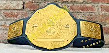 World Heavyweight BIG GOLD Championship Replica Tittle Belt Adult size 2MM Brass picture