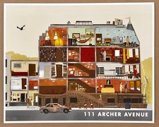 Max Dalton ROYAL TENENBAUMS Movie Print 111 ARCHER AVE Wes Anderson Poster RARE picture