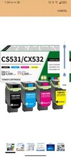 CS531 CX532 Toner Cartridge for 75M10K0 75M10C0 75M10M0 75M10Y0 4-PackCS531... picture