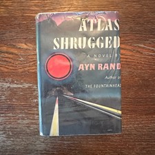 Atlas Shrugged by Ayn Rand 1957 First Edition, 1st Printing Hardcover Ex-lIbrary picture