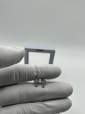 VVS1 Moissanite 925 Silver Small Cross Earrings Iced Pass Diamond Tester picture