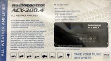 NEW Audio Control ACX-300.4 4-Channel Powersports/Marine Amplifier, 50W RMS x 4 picture
