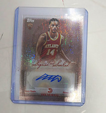 Topps 2024-25 Asa Newell RC Auto Signed and Sealed #BSI-AN Atlanta Hawks picture