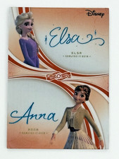 2026 CardFun Disney Chronoz- Dual Auto- Elsa And Anna- Frozen- 18/30- Orange picture