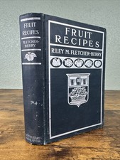 Fruit Recipes by Riley Maria Fletcher Berry 1907 Antique Cookbook RARE picture
