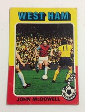 Topps 1975 #79 West Ham United - John McDowell - English Football / Soccer picture