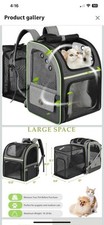 Cat Carrier Backpack Large Cat Backpack Carrier Soft Expandable Airline Approved picture