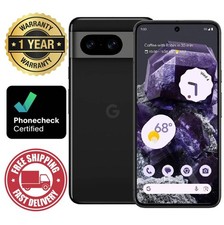 Google Pixel 8 - 128 GB - Obsidian (Unlocked) Smartphone - Very Good picture