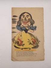 1860s Vinegar Valentine Lithograph “The False Woman” A. Park, London picture
