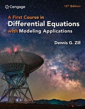 A First Course in Differential Equations with Modeling Applications by Zill HC picture