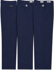 Bulwark FR Flame Resistant Work Pants CAT 2 NFPA 2112 Navy Mens Multiple Sizes picture