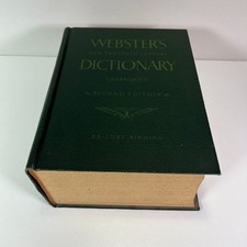 Vintage 1961 Webster's New Twentieth Century Dictionary Unabridged 2nd Edition picture