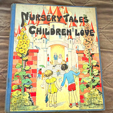 Vtg 1933 NURSERY TALES CHILDREN LOVE Book Watty Piper Platt Munk Eulalie Illust picture