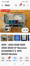 Model For 12 In. Uconnect 5. Willing to Sell/Trade For A 12 In. Uconnect 4 Model picture