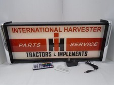 International Harvester IH LED Display lighted sign lightbox Hanging Light picture