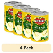 Del Monte Sliced Bartlett Pears in Heavy Syrup, Canned Fruit, 15.25 Oz(4 Pack) picture
