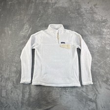 Patagonia Re-Tool Snap-T Pullover Fleece Women's Large White Outdoor Gorpcore picture