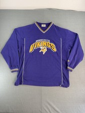 Vintage Minnesota Vikings Shirt Mens Large Purple NFL Football Lee Sport 90s picture