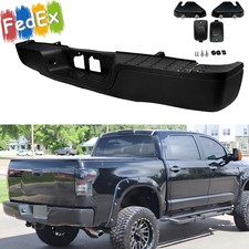 #TO1103115 Rear Step Bumper Assembly Black Steel Fit For Toyota Tundra 2007-2013 picture