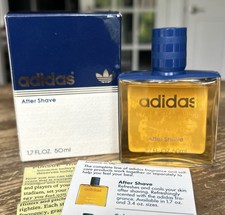 VTG 1980s ADIDAS After Shave 1.7 Fl Oz 50 Pursue The Pennant Baseball Game Promo picture