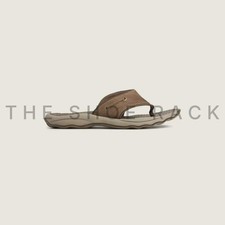 Sperry Outer Banks Thong Men's Flip Flops Brown STS17566 New with Box picture