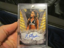 2016 TOPPS WWE NXT ALIYAH ON CARD AUTO #6/10  - READ picture