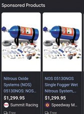 NOS 05130NOS Single Fogger Wet Nitrous System +75 HP W/ 10 Lbs Bottle Universal  picture
