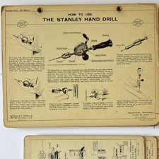 Rare 1920s-30s Stanley Sweetheart Tool Cards - Set of 12 - Vintage Ephemera SW picture