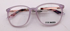 STEVE MADDEN FRAMES ONLY EYEGLASSES SKYLAH LILAC PURPLE / GOLD 52-16-135 picture