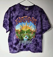 Furthur 2011 Spring Tour T Shirt Mens L Purple Tie Dye Grateful Dead Concert Tee picture