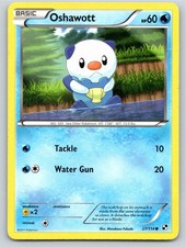 2011 POKEMON BLACK & WHITE OSHAWOTT 27/114 C NM A103240 FREE S&H picture