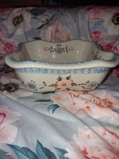 Authentic Polish Pottery 7” Bowl - Zakłady Ceramiczne Bolesławiec - Pattern... picture