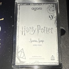 AGORO Harry Potter 5g 999 PURE SILVER Engraved Foil Blind Box Limited Edition picture
