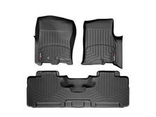 WeatherTech FloorLiner for 2011-2017 Lincoln Navigator - 1st & 2nd Row, Black picture