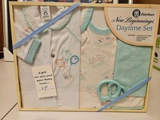 Vintage Gerber 5 Pc Set 'New Beginnings Daytime Set' Newborn Gift picture