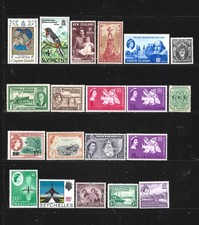 British Colonies, Lot of 20 Different Stamps, MH picture