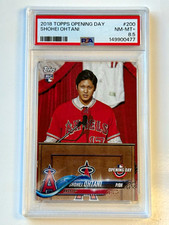 Topps 2018 Opening Day Shohei Ohtani #200 RC Rookie PSA 8.5 Angels  picture